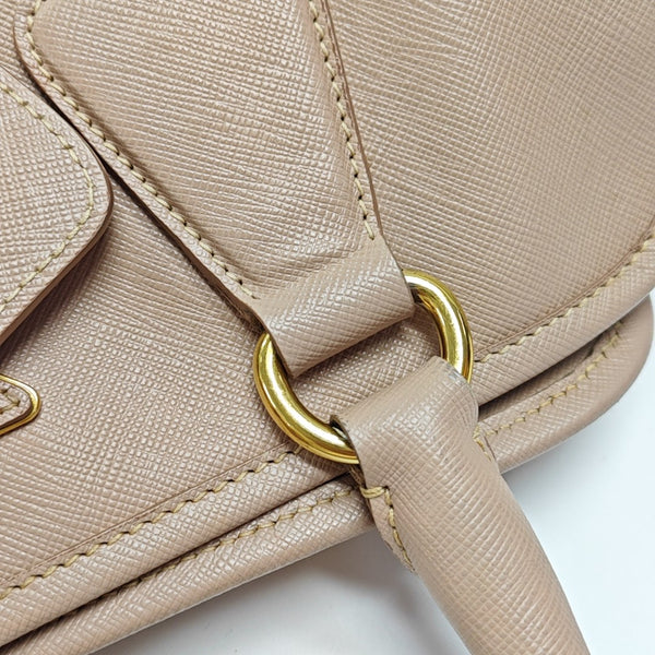 Calfskin Shoulder Bag Brown