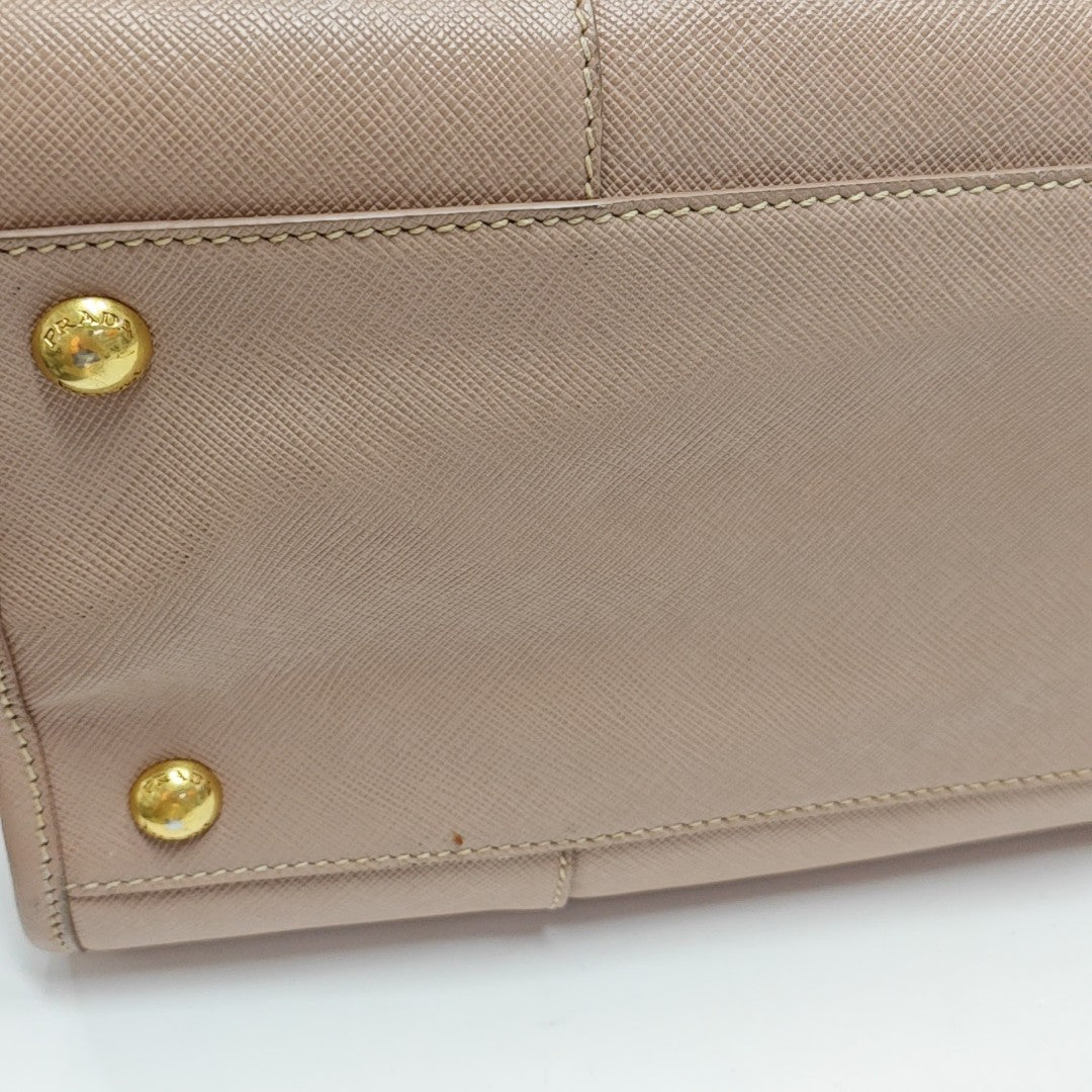 Calfskin Shoulder Bag Brown