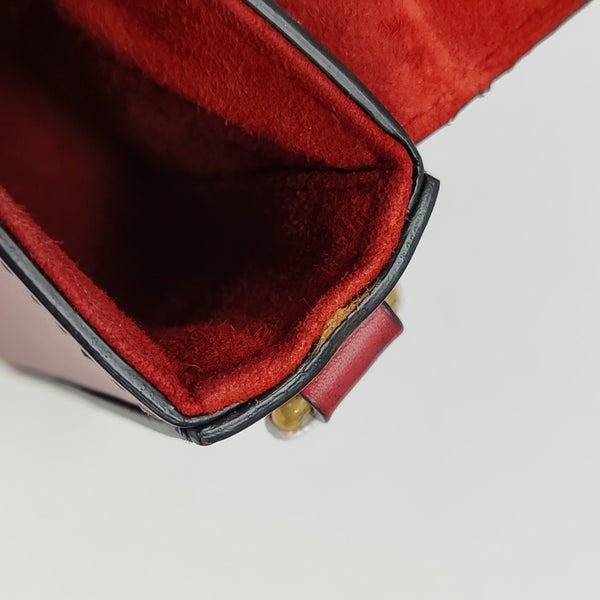 J'adior Small Calfskin Red