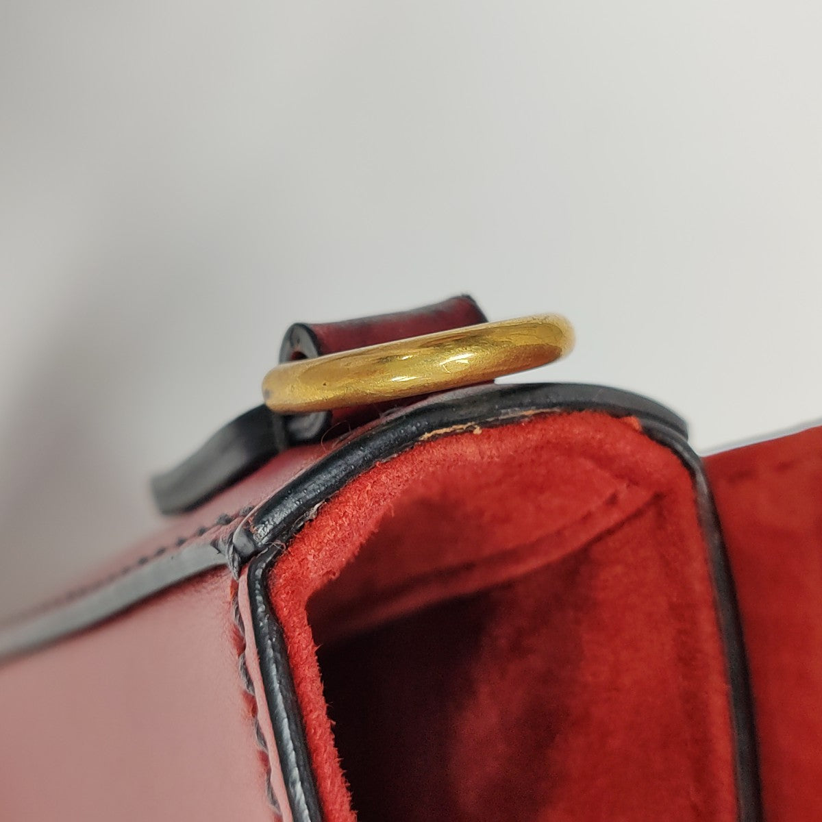 J'adior Small Calfskin Red