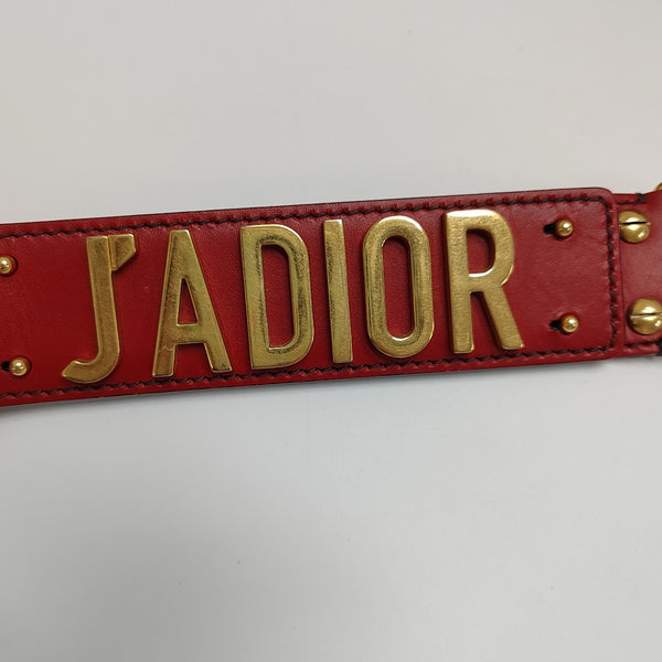 J'adior Small Calfskin Red