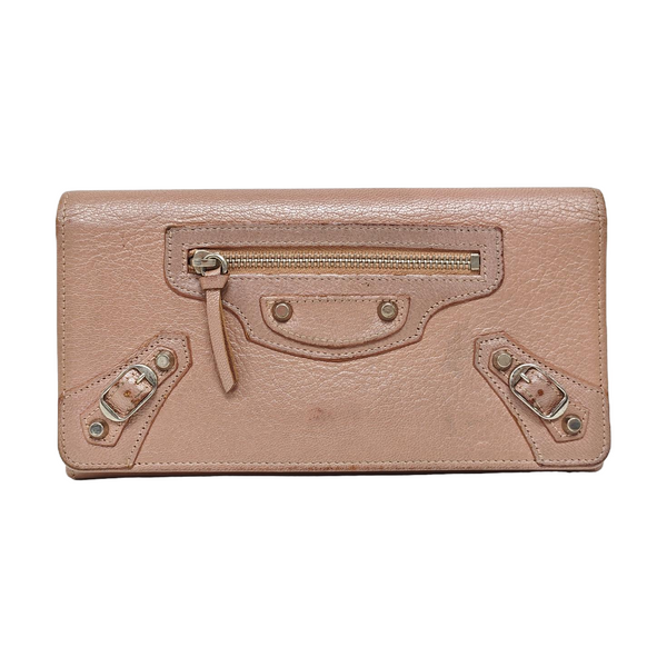 Classic City Lambskin Pink Wallet