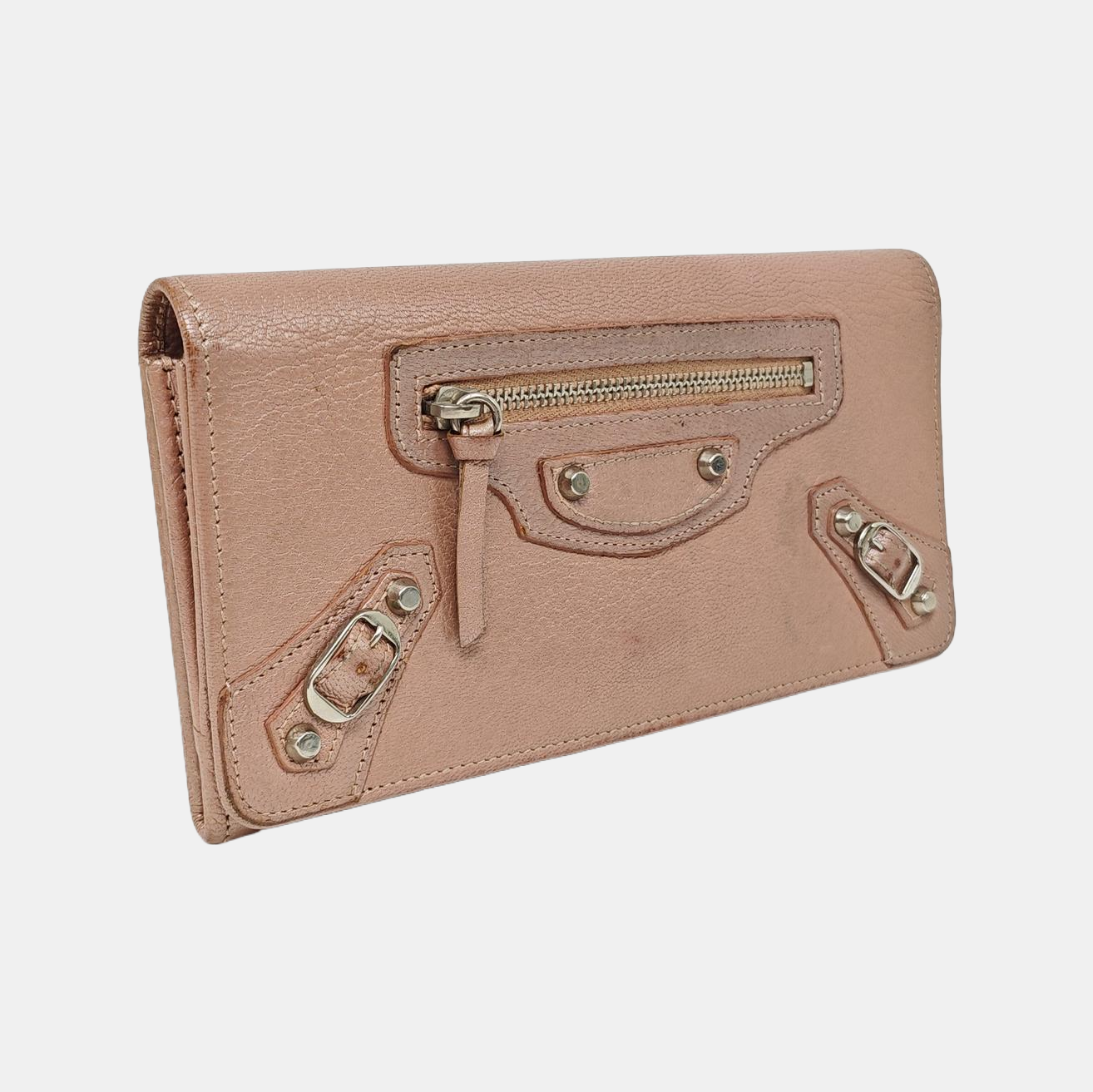 Classic City Lambskin Pink Wallet