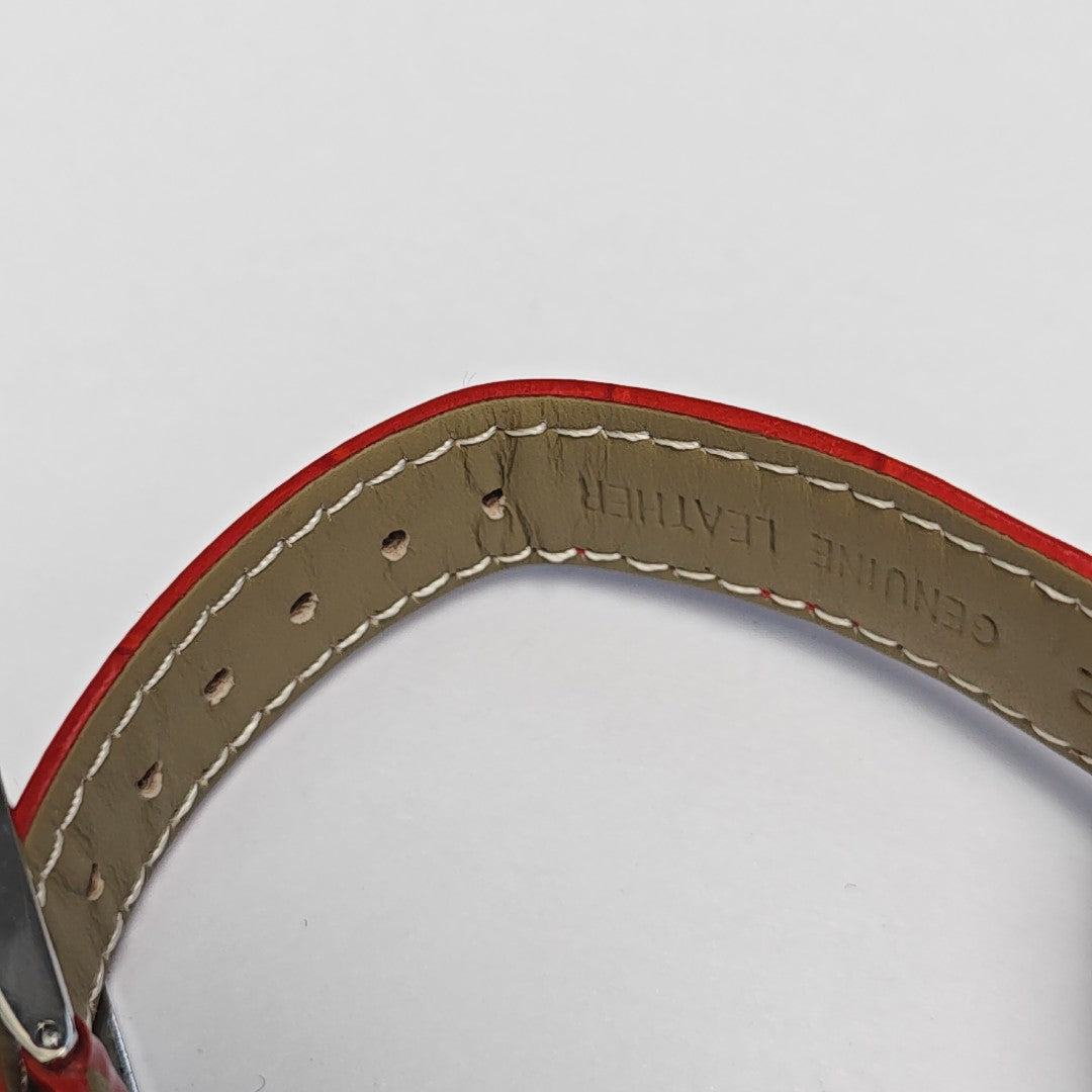 Tambour LV Glamour 34mm Red Quartz Watch