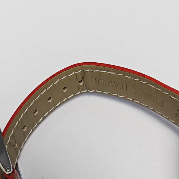 Tambour LV Glamour 34mm Red Quartz Watch