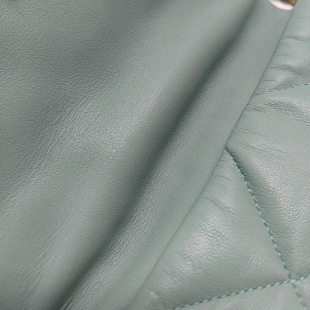CHANEL 19 Small Quilted Lambskin Green