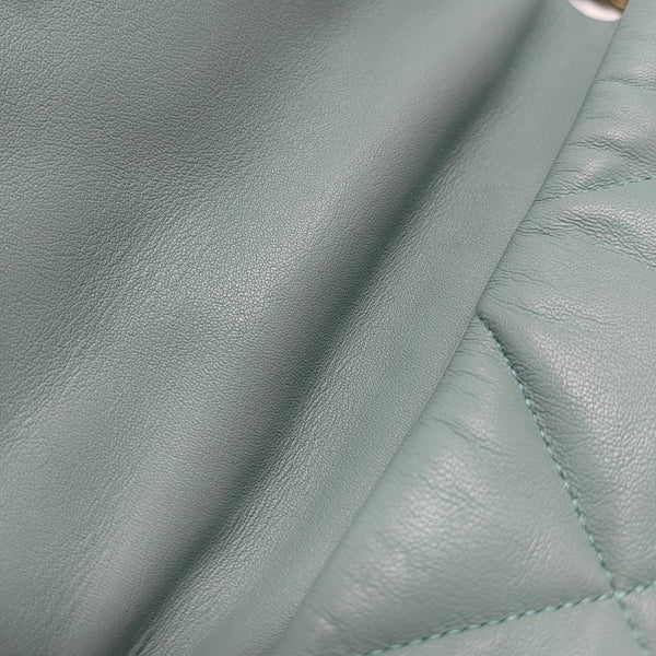 CHANEL 19 Small Quilted Lambskin Green