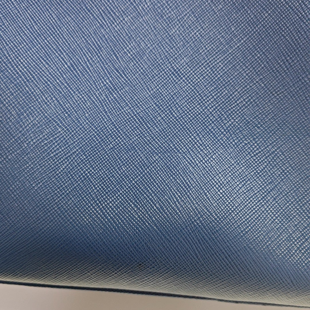 Galleria Large Saffiano Calfskin Blue
