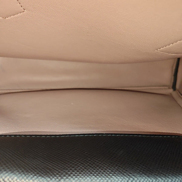 Double Saffiano Calfskin Black
