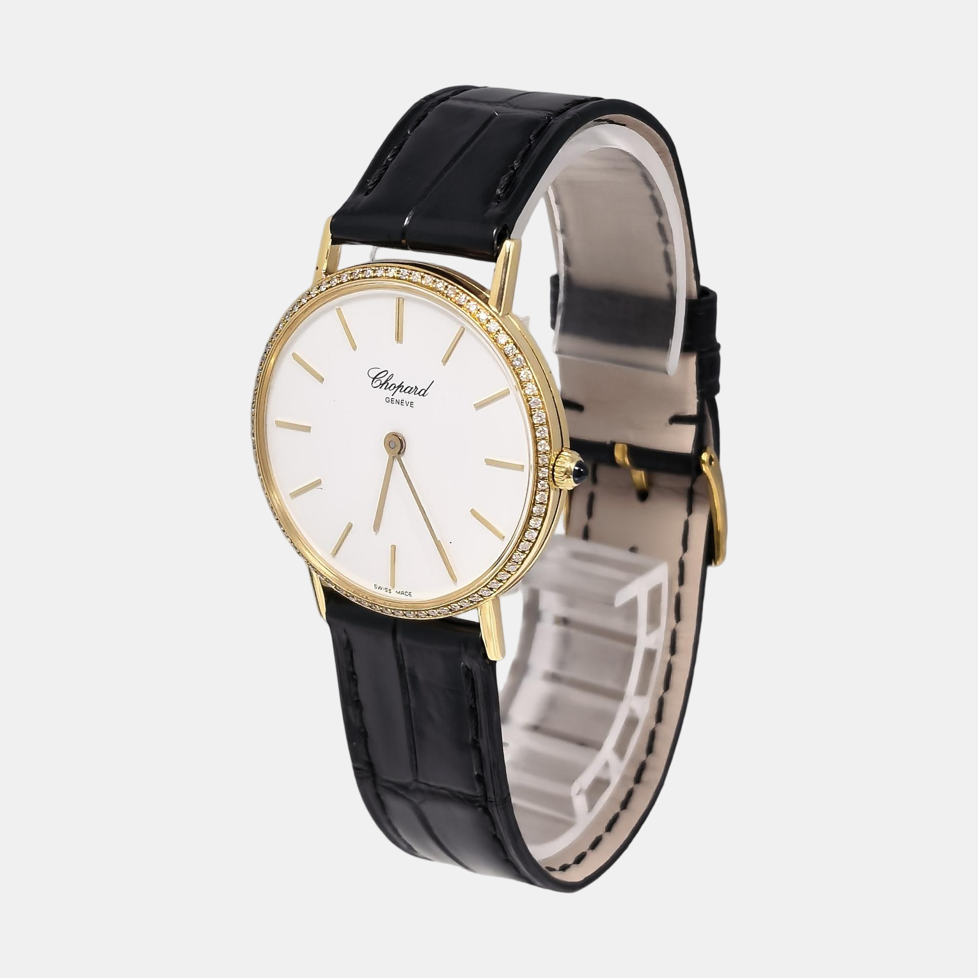 31.8mm White Quartz Watch