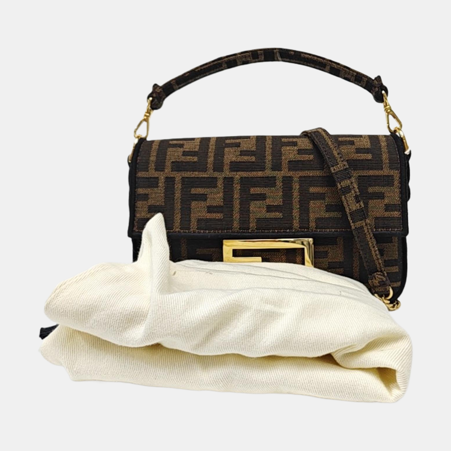 Baguette Mini Fabric Brown