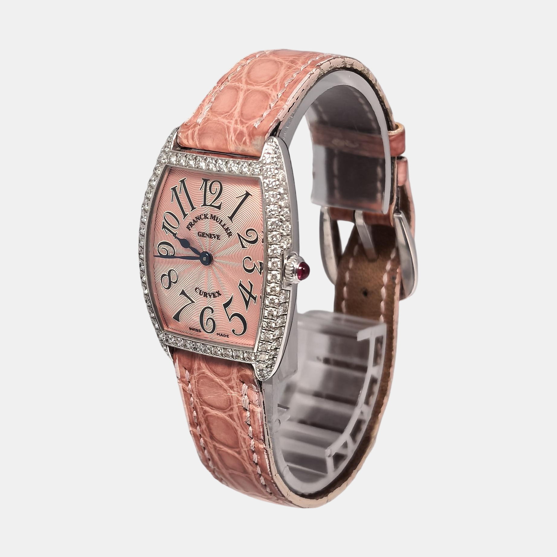 Cintrée Curvex 25mm Pink Quartz Watch
