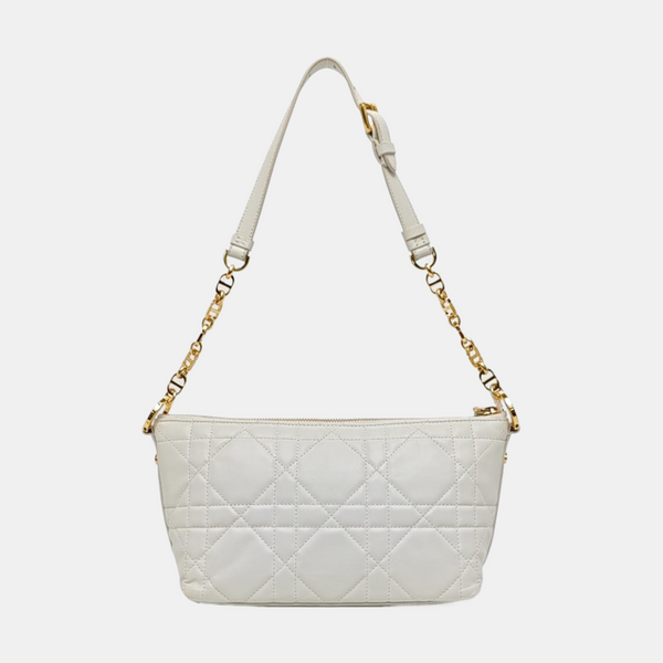 Diortravel Nomad Cannage Calfskin White