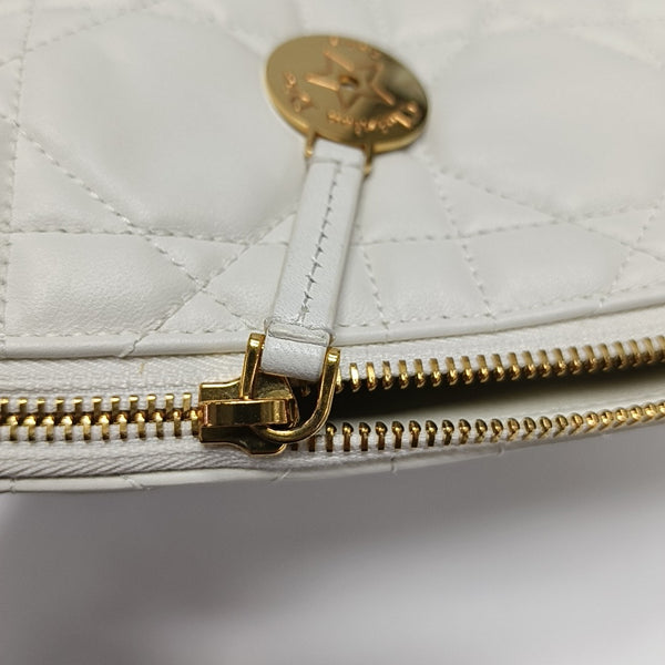 Diortravel Nomad Cannage Calfskin White