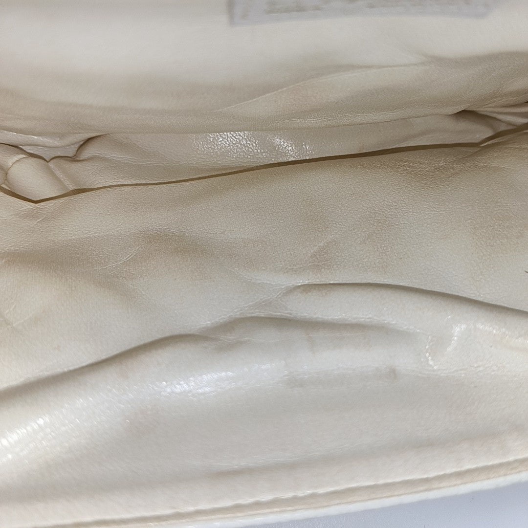 Calfskin Shoulder Bag White