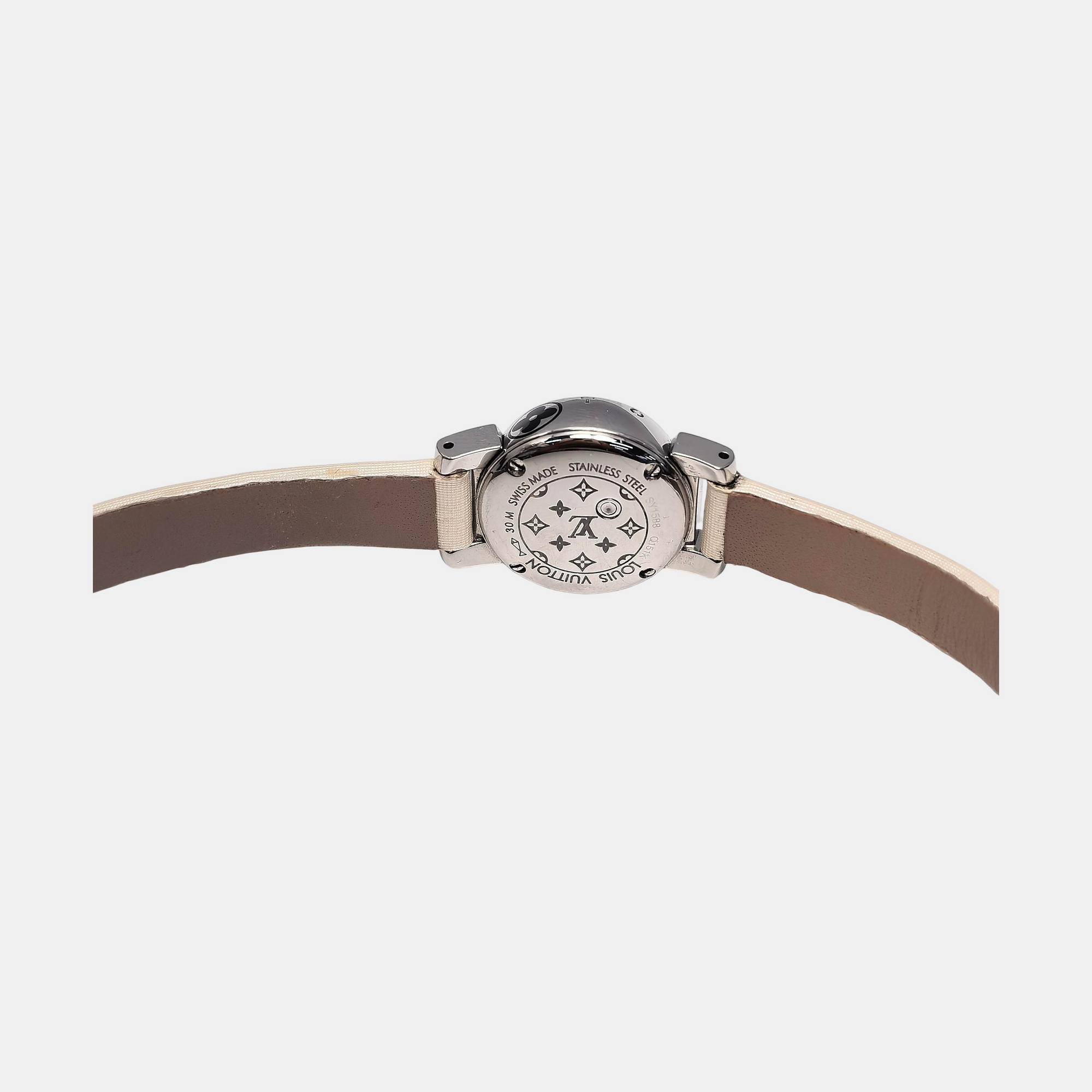 Tambour Glamour 18mm Gray Quartz Watch