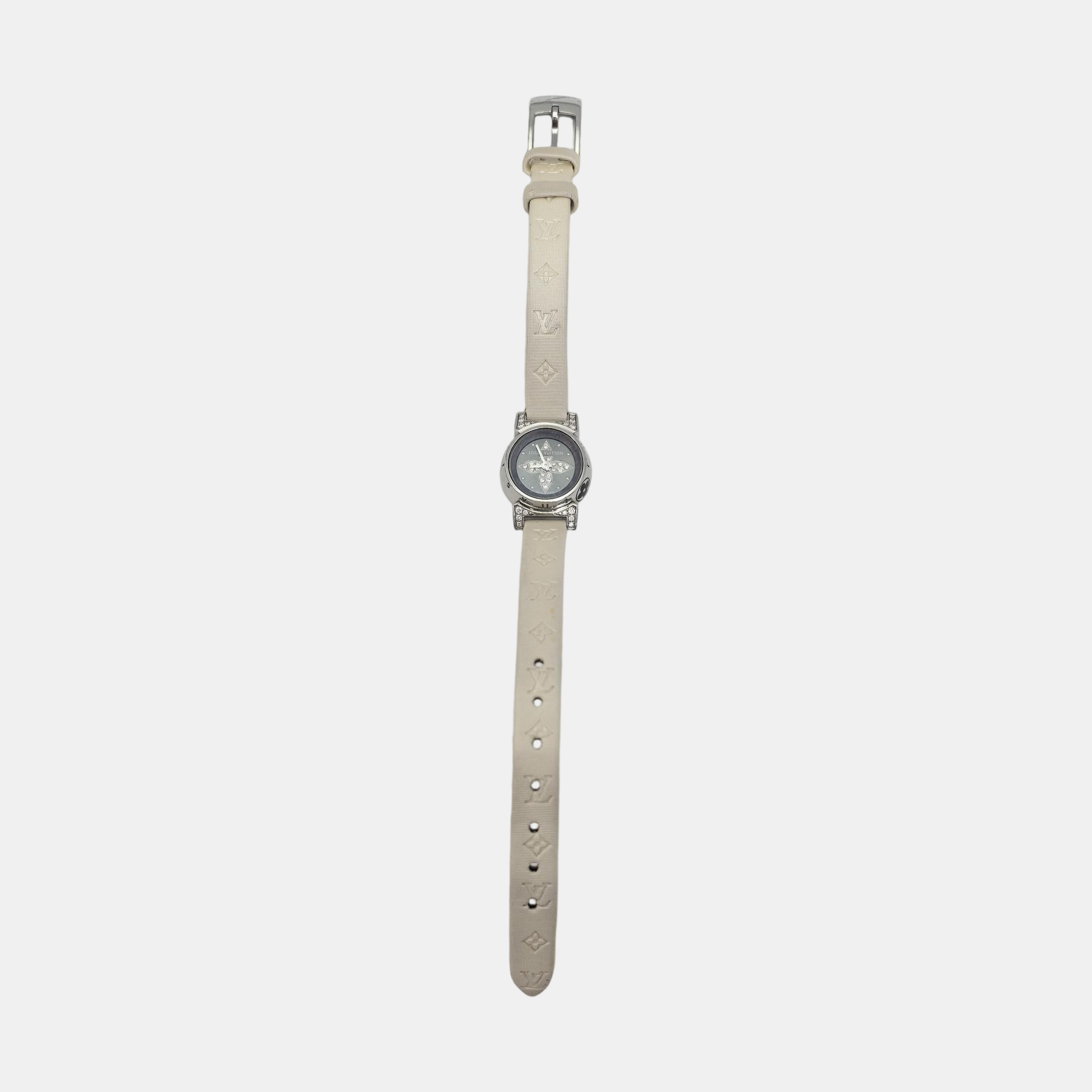 Tambour Glamour 18mm Gray Quartz Watch