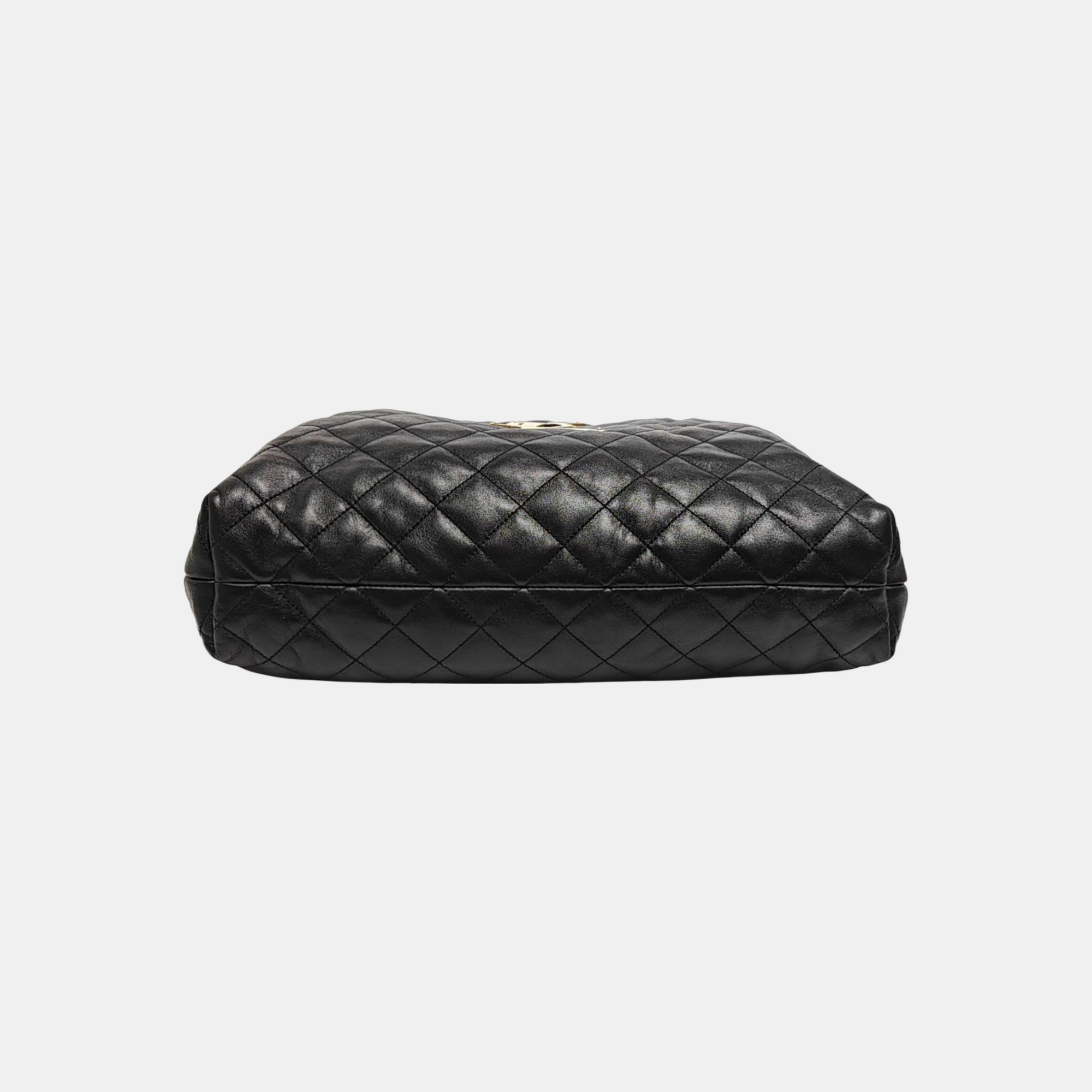 ICARE Extra Large Quilted Lambskin Black