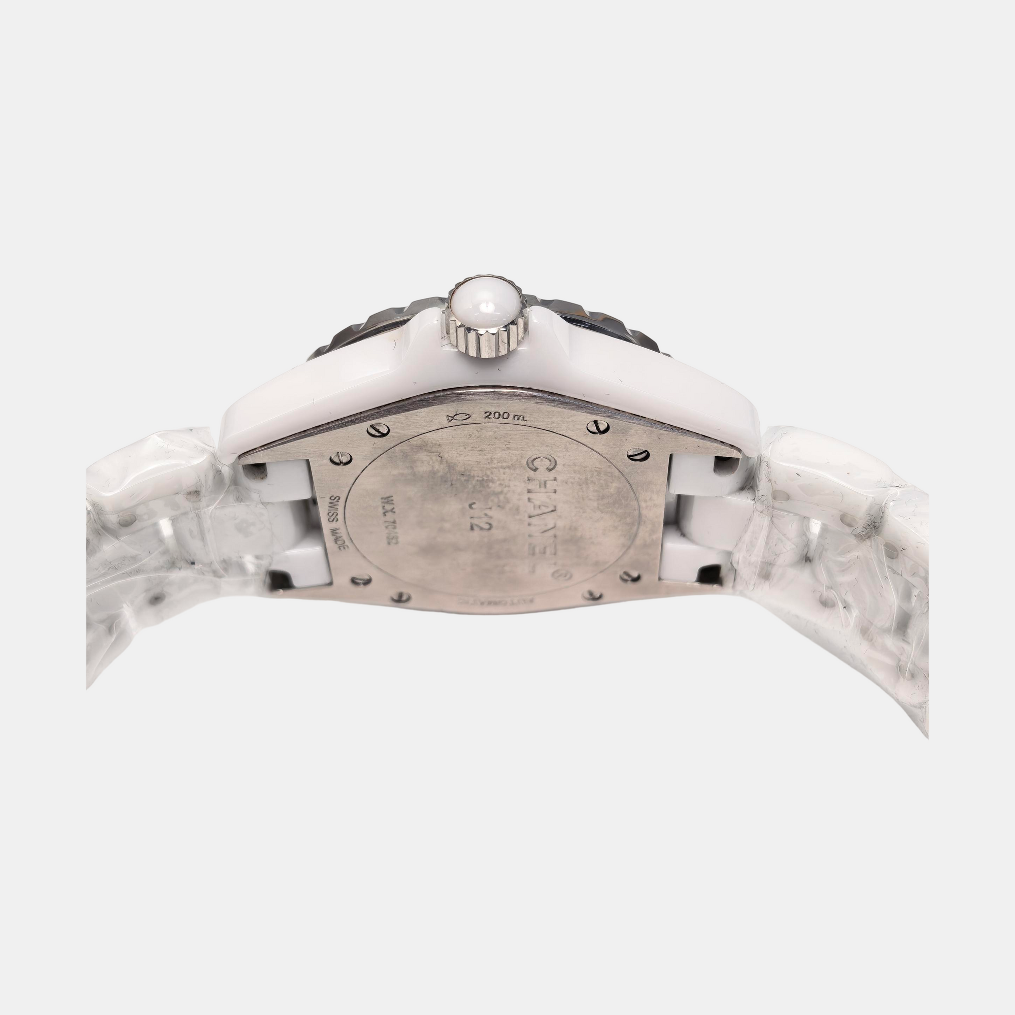 J12 39mm White Automatic Watch