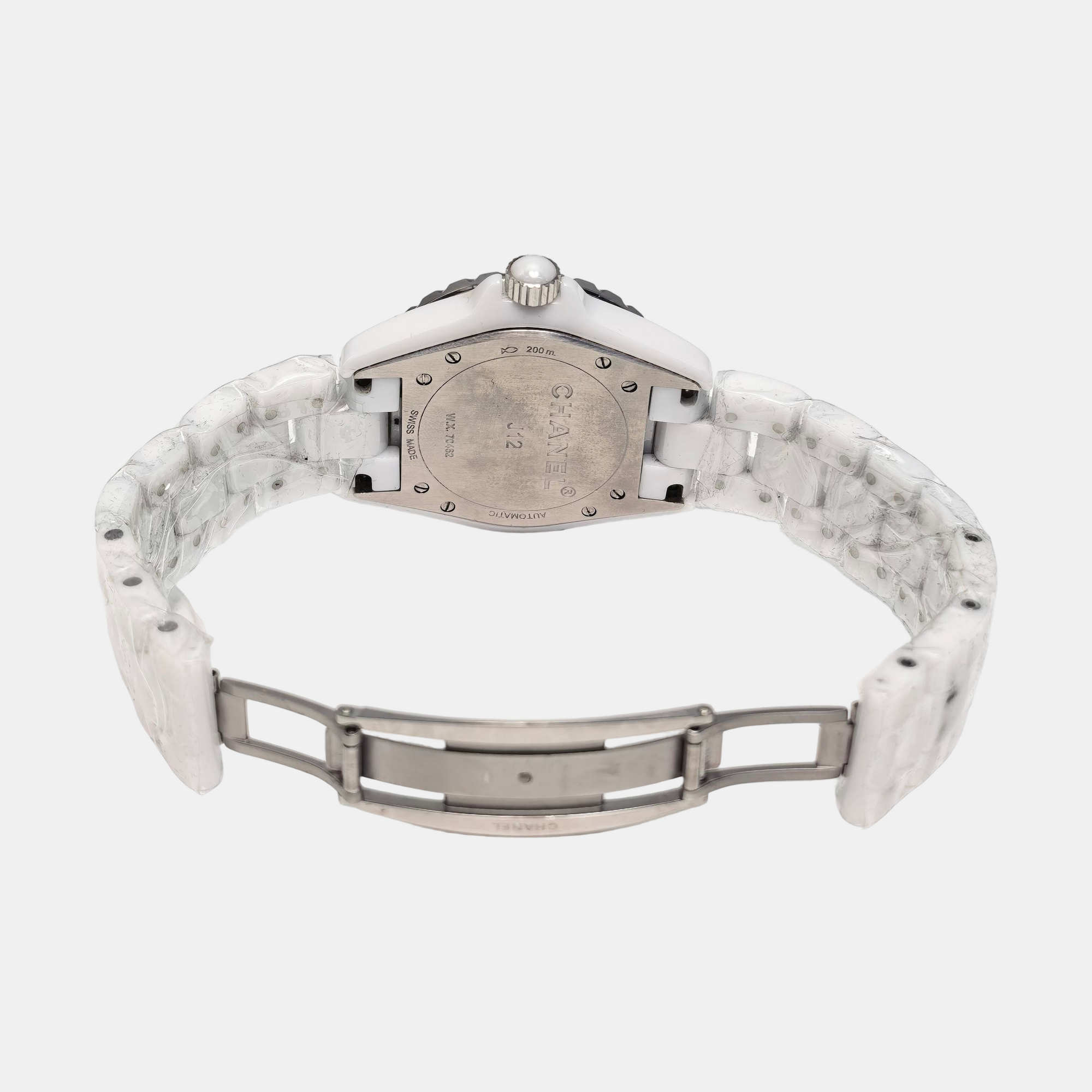 J12 39mm White Automatic Watch