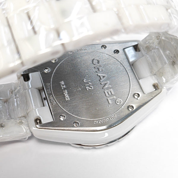 J12 39mm White Automatic Watch