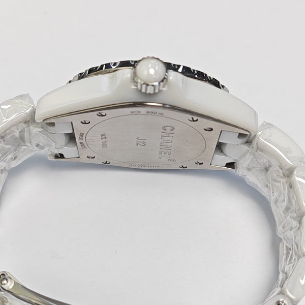J12 39mm White Automatic Watch
