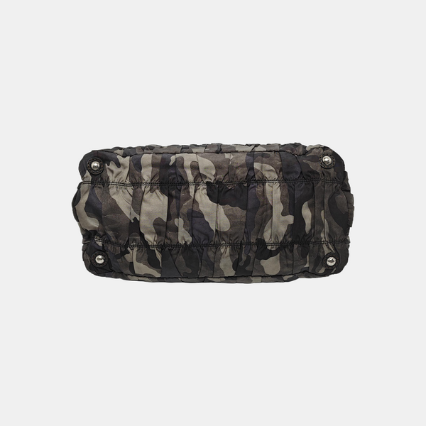 Gaufre Nylon Green
