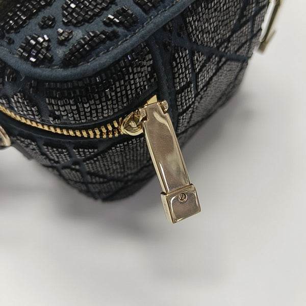 Vanity Lady Dior Super Mini Fabric Black