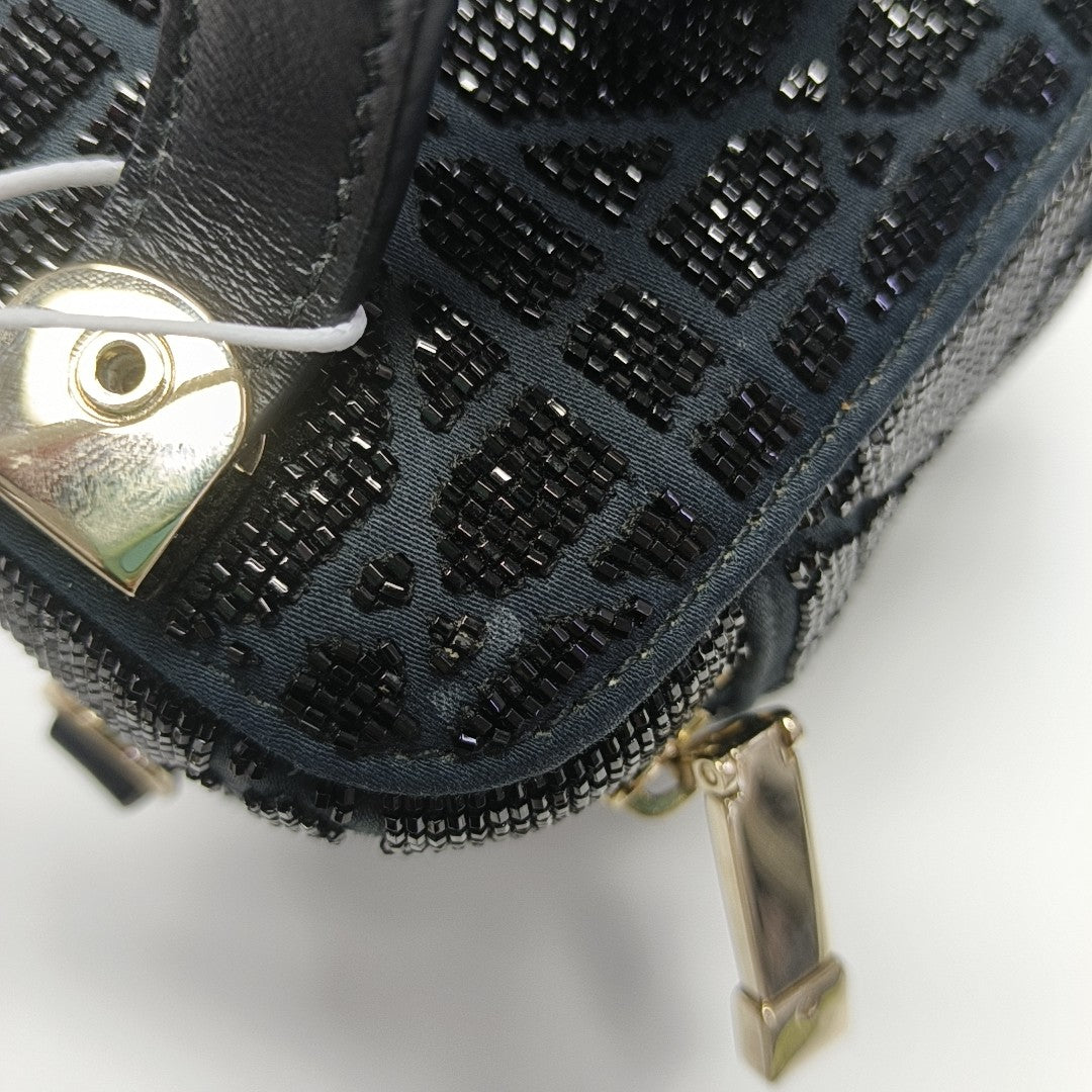 Vanity Lady Dior Super Mini Fabric Black