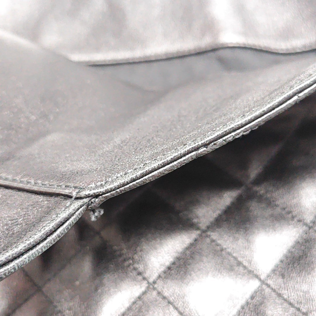 ICARE Extra Large Quilted Lambskin Black
