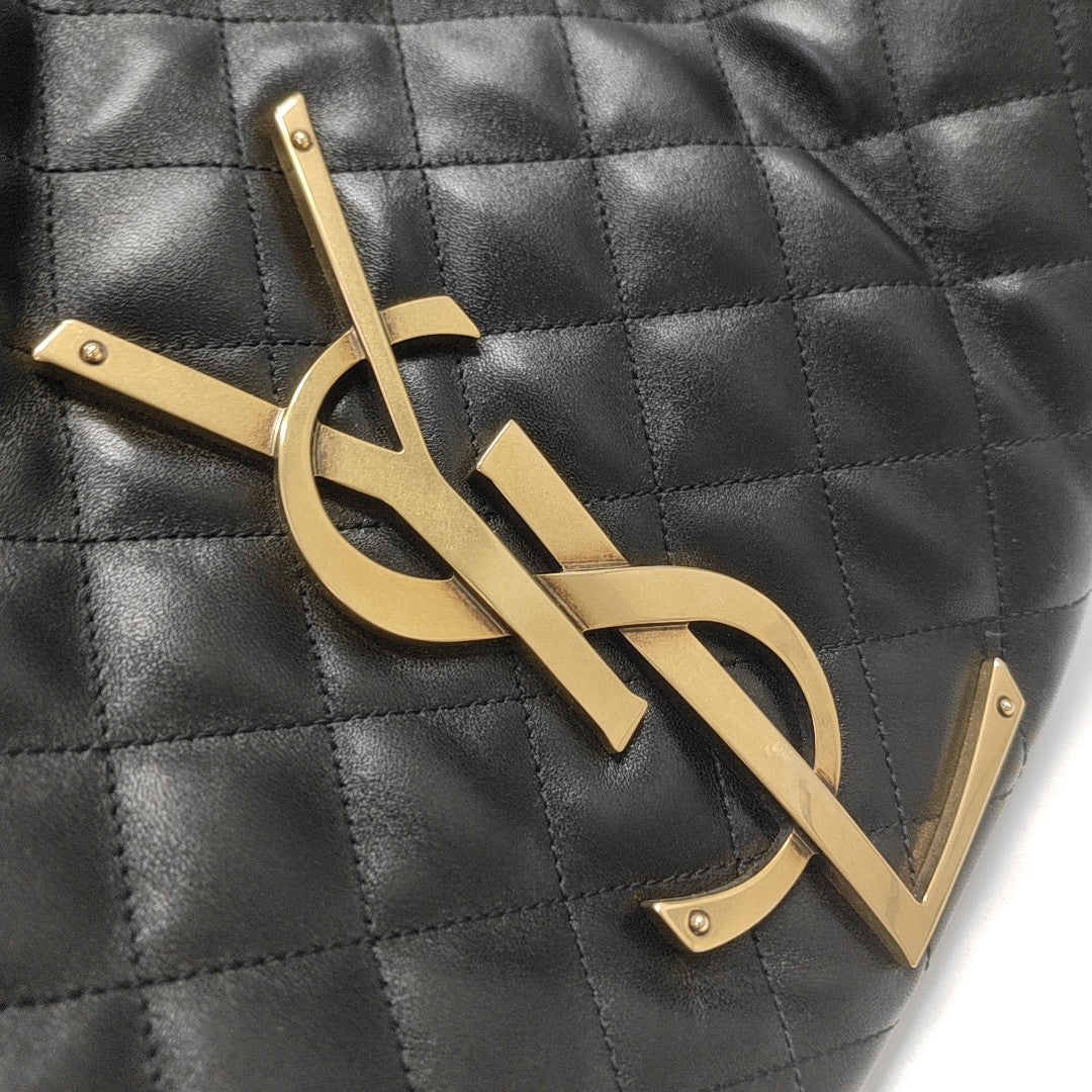 ICARE Extra Large Quilted Lambskin Black