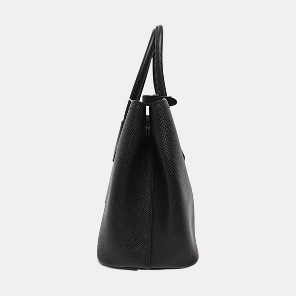 Double Saffiano Calfskin Black