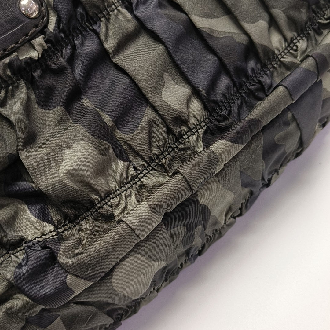 Gaufre Nylon Green