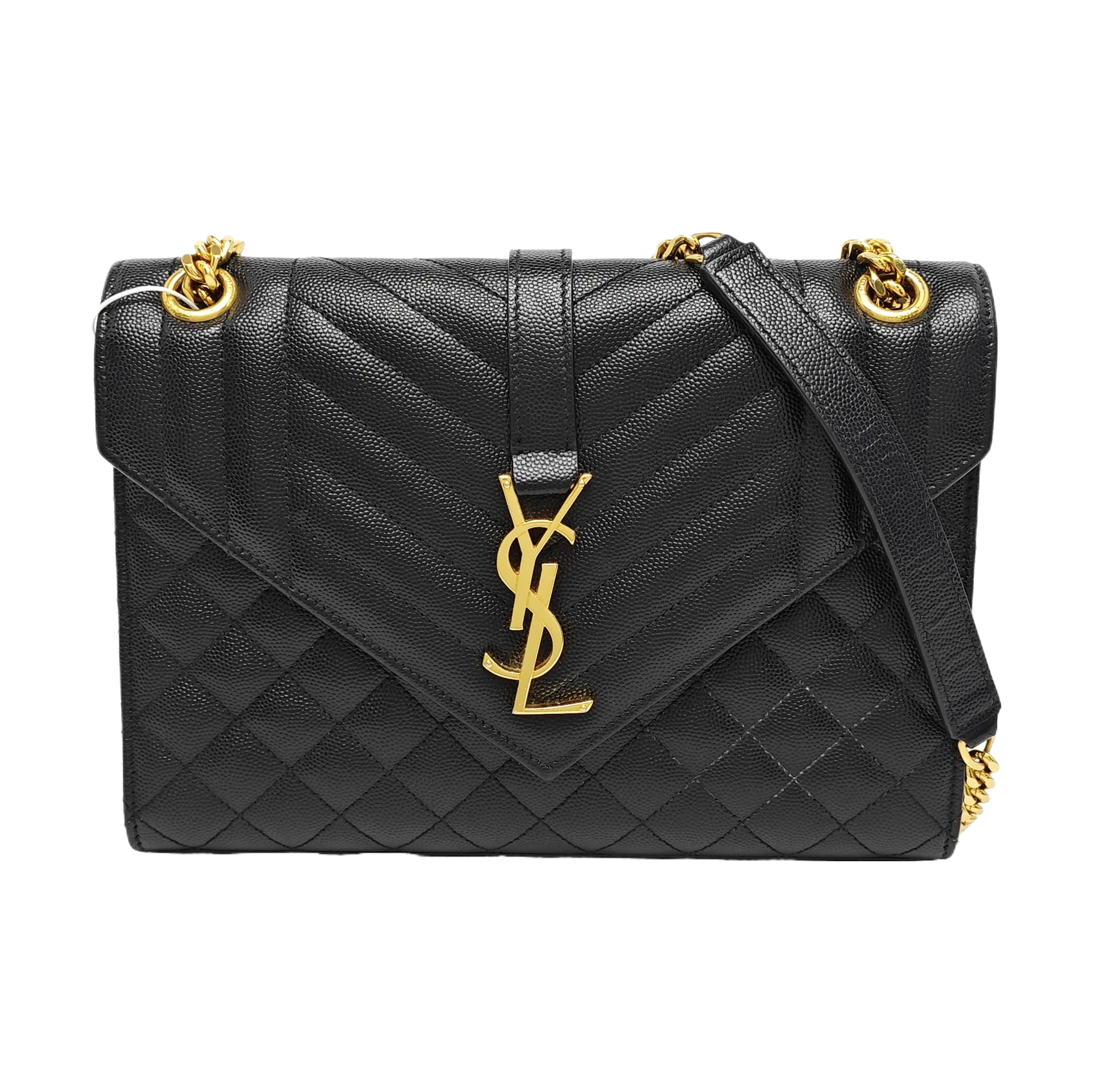 ENVELOPE Medium Quilted Calfskin Black