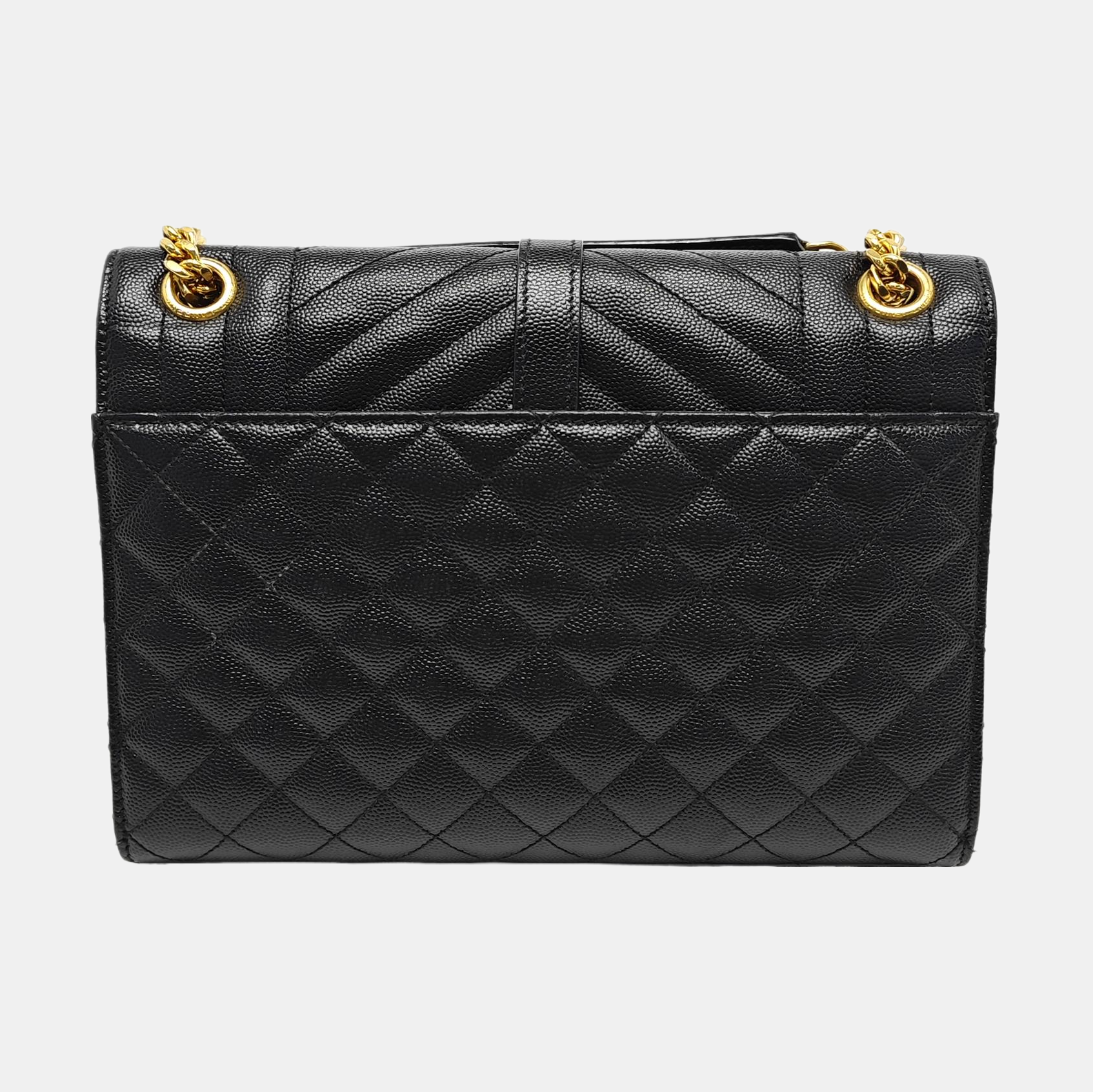 ENVELOPE Medium Quilted Calfskin Black
