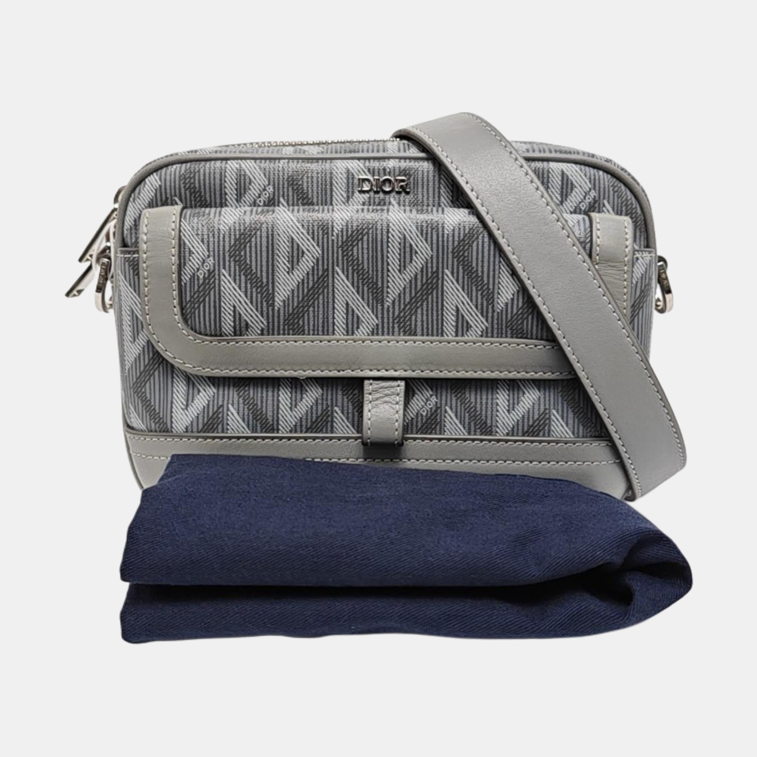 Hit The Road Coated Canvas Gray
