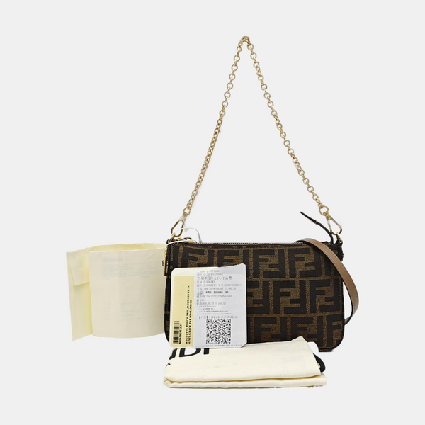 Canvas Shoulder Bag Brown