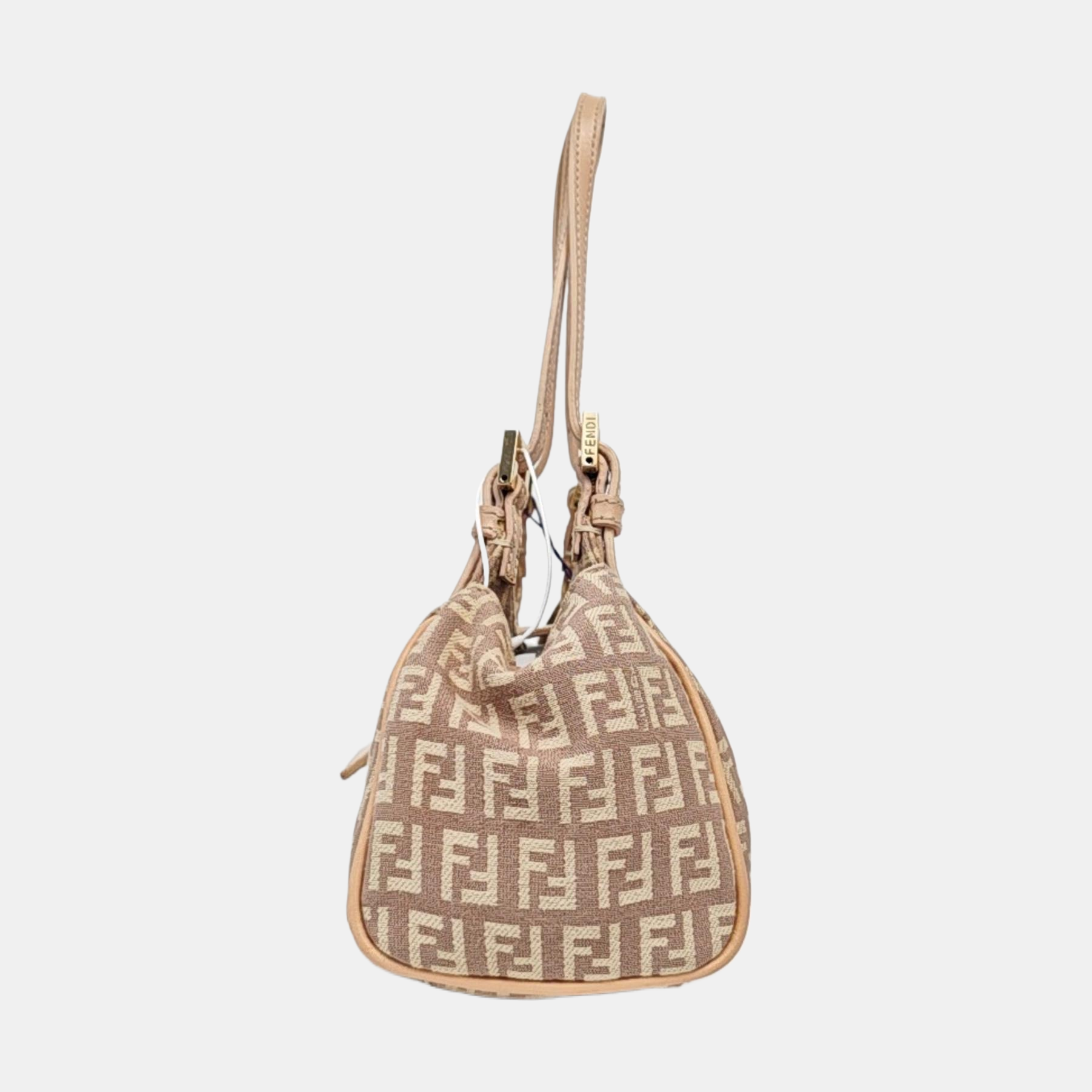 Canvas Top Handle Bag Pink
