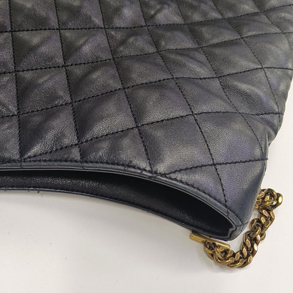 ICARE Extra Large Quilted Lambskin Black