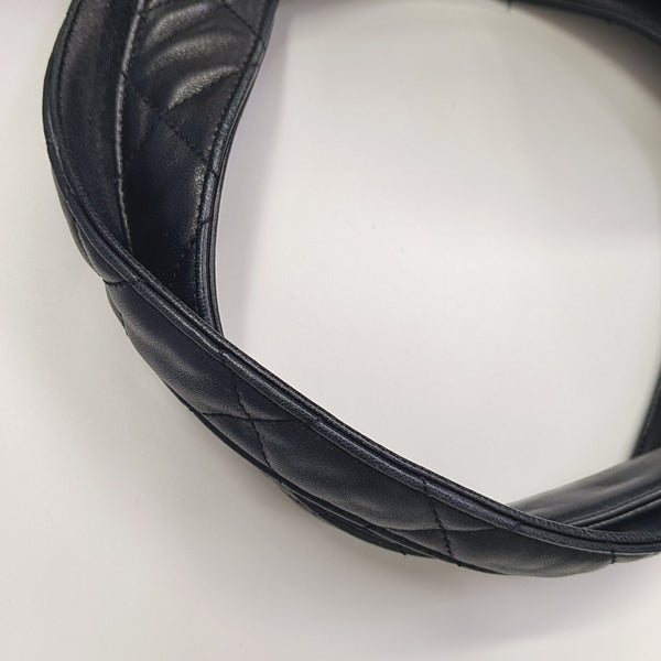 ICARE Extra Large Quilted Lambskin Black