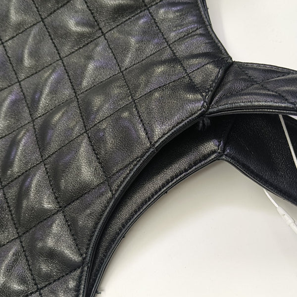 ICARE Extra Large Quilted Lambskin Black