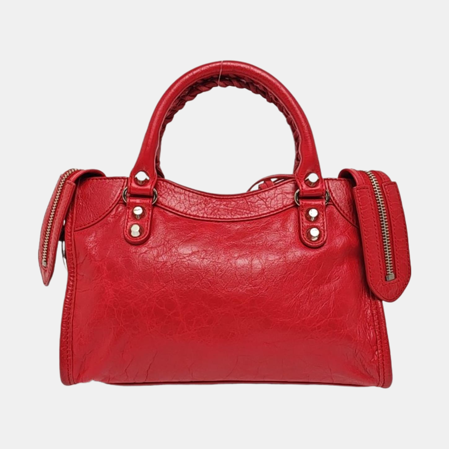 Classic City Mini Lambskin Red