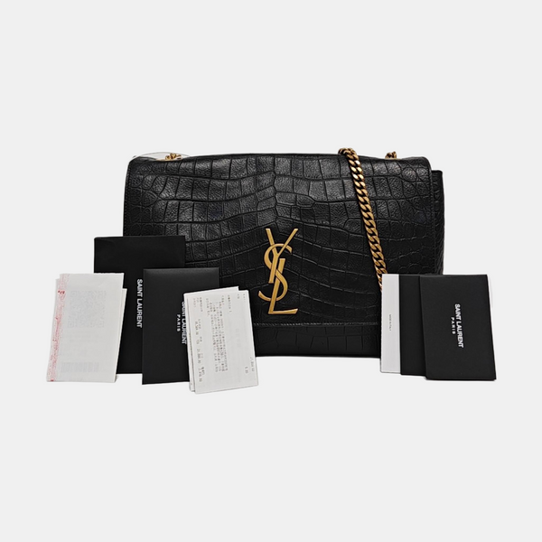 KATE Large Calfskin Black