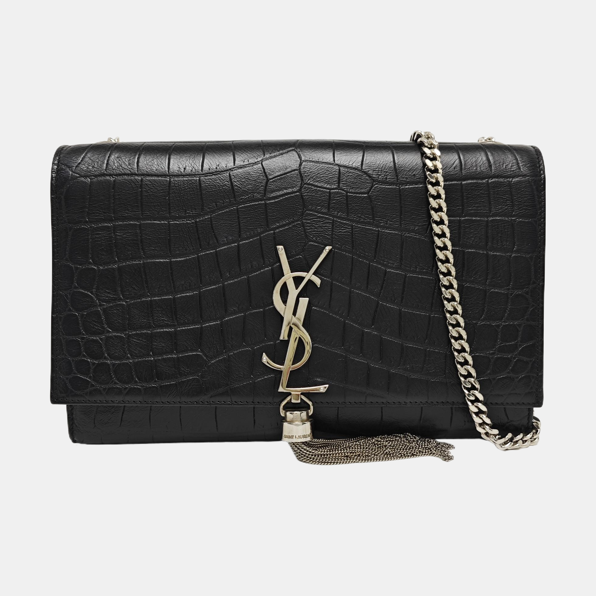 KATE Medium Calfskin Black