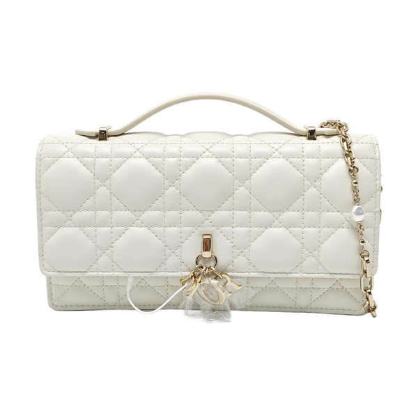 My Dior Mini Cannage Lambskin White