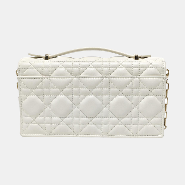 My Dior Mini Cannage Lambskin White