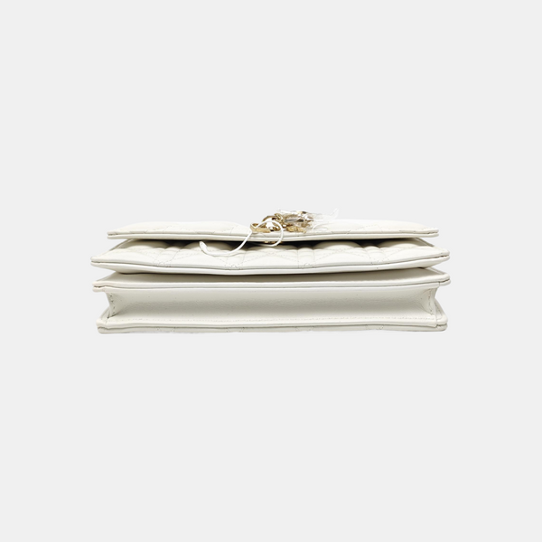 My Dior Mini Cannage Lambskin White