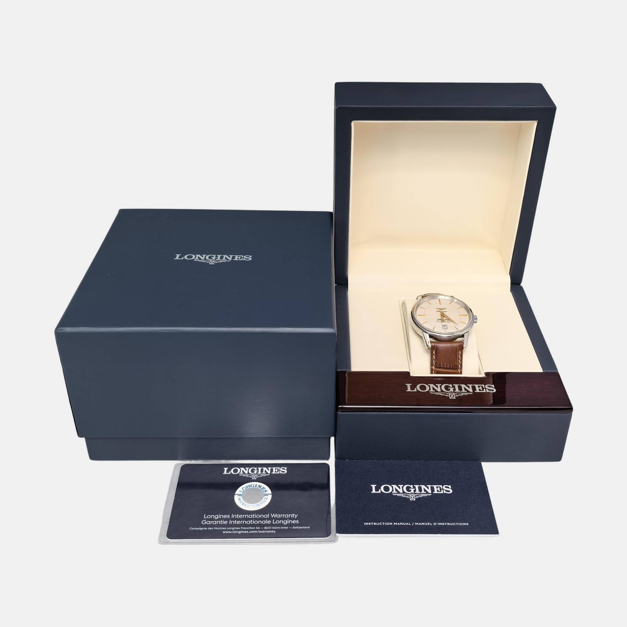 Heritage 38.5mm Cream Automatic Watch