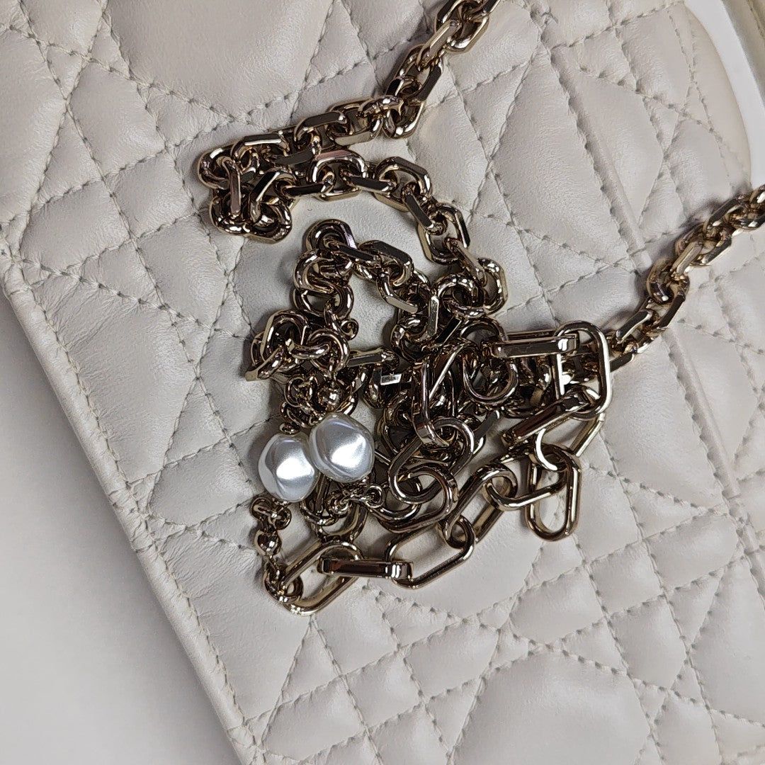 My Dior Mini Cannage Lambskin White