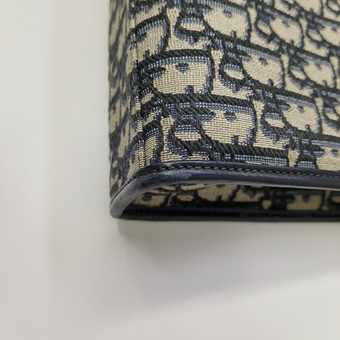 30 Montaigne East-West Oblique Canvas Blue